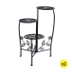 2X Wrought Iron Outdoor Indoor Flower Pots Plant Stand Garden Metal Corner Shelf