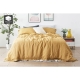 100% French Linen Quilt Cover Set - Turmeric