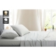 1000TC Cotton Rich Bed Sheet Set - Silver Grey