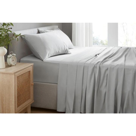 100% Australian Cotton Bed Sheet Set Grey - King