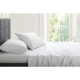 1200TC Cotton Rich Bed Sheet Set White - Queen