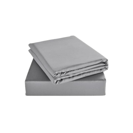 100% Natural Bamboo Bed Sheet Set Silver - Queen