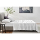 1200TC Cotton Bed Sheet Set White - Single