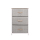 3-Tier Chest Of Drawer Drawer Storage Cabinet - Light Grey