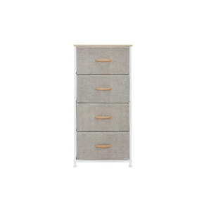 4 Drawer Storage Chest Beige