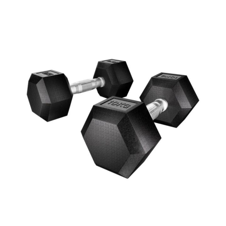 20kg Dumbbells Set Dumbbells Weights Lifting Bench Gym Workout 2x10kg