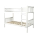 Design Square Wooden Timber Solid Pine King Single Size Bunk Bed Frame - White
