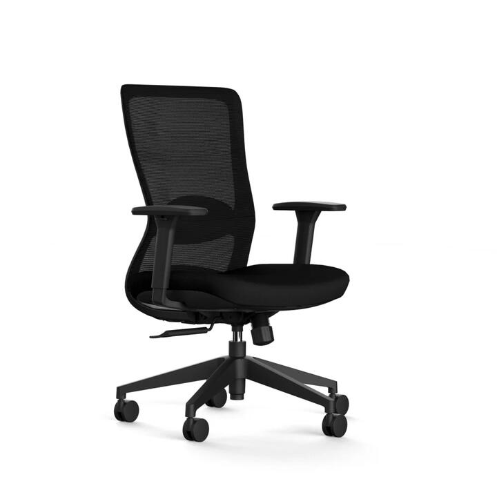 Nova Mesh Back Fabric Seat Executive Computer Office Working Chair Black