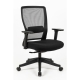 Hardy Medium Mesh Back Fabric Seat Working Computer Office Chair Black