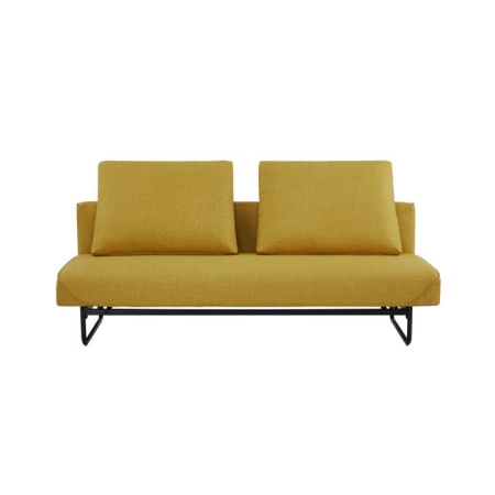 Design Square Fabric Stylish Lounge Couch Sofa Bed - Yellow