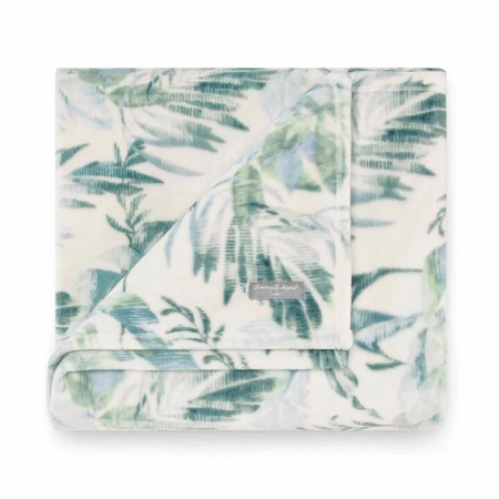 Tommy Bahama Wallpaper Leaves Blanket