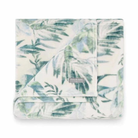 Tommy Bahama Wallpaper Leaves Throw