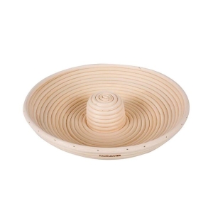 Circle Rattan Proving Basket Size 28X6.5X6.5cm by Bakemaster