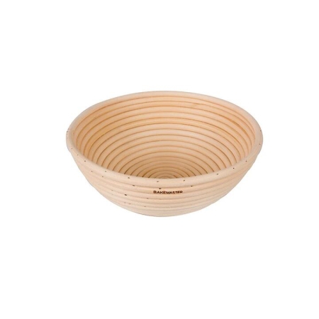 Round Rattan Proving Basket Size 25X8.5X8.5cm by Bakemaster-25cm