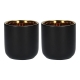 La Cafetiere Set of 2 Double Walled Ceramic Cups-110ml