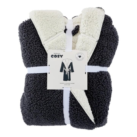 MyHouse Cosy Sherpa Hooded Robe