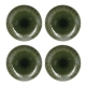 Mikasa Jardin 4 Piece Stoneware Dinner Plate Set 27cm Green