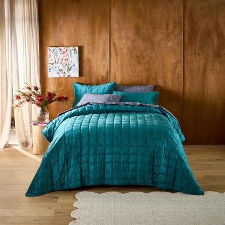 MyHouse Velvet Coverlet Set-Queen/King