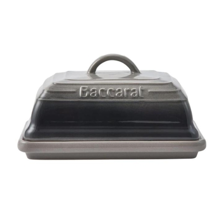 Baccarat Le Connoisseur Stoneware Butter Dish 16cm - Clearance