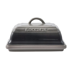 Baccarat Le Connoisseur Stoneware Butter Dish 16cm - Limited Edition