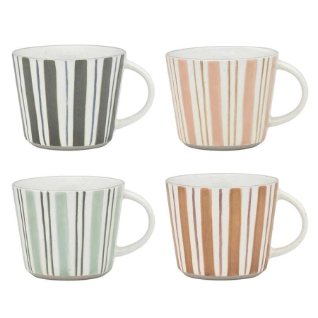 Ecology Chalk Set of 4 Mugs 260ml