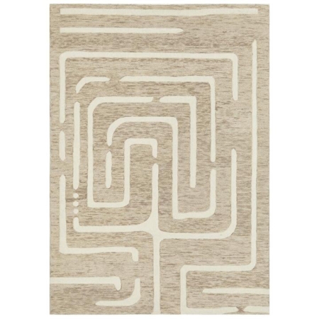 Rug Culture Summit Maze Rug Linen-330 x 240cm