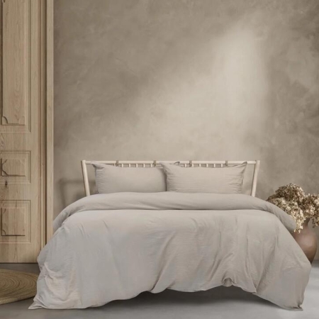 Ardor Boudoir Vintage Washed Quilt Cover Set-Double