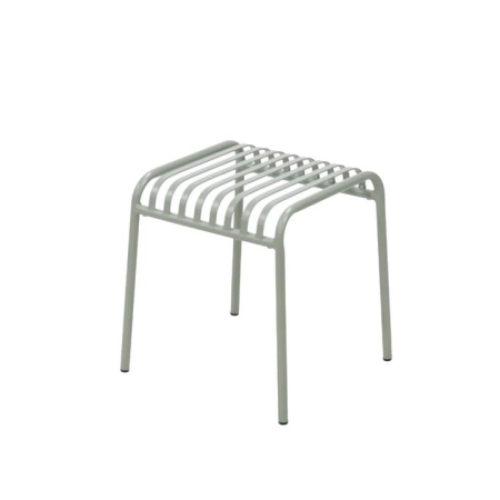 Raimon Furniture Renzo Antirust Treatment Metal Outdoor End Lamp Side Table Thyme Green