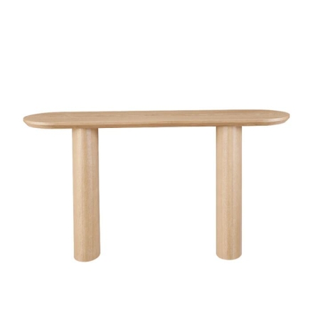 Raimon Furniture Bexley Classic Wooden Veneer Hallway Console Hall Table Natural