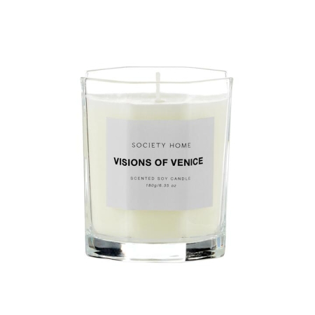Society Home Visions Of Venice Scented Soy Candle-180g