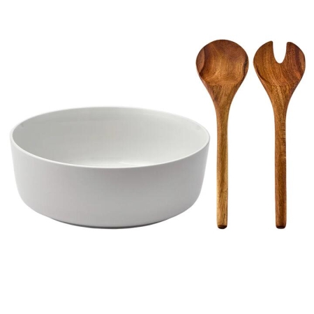 Alex Liddy Classic Salad Bowl with Servers 27cm