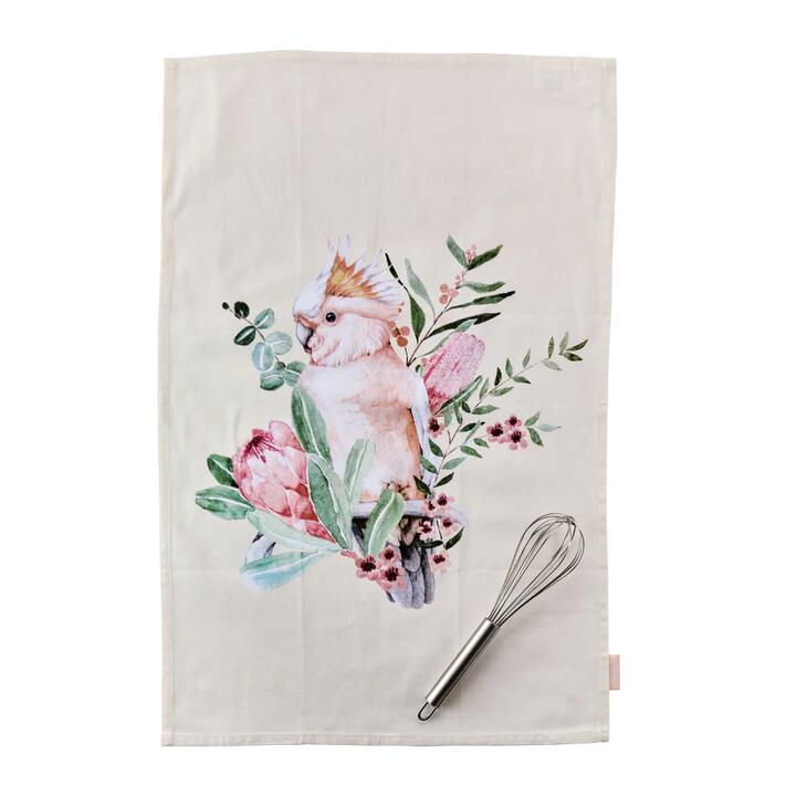 Alex Liddy Posy Tea Towel With Whisk Set
