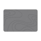 New Oriental Hard Diatomite Bath Mat (Flow) 60x39CM Quick Absorption Anti-Bacterial - Dark Grey