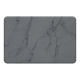 New Oriental Hard Diatomite Bath Mat (Marble Print) 60x39CM Quick Absorption Anti-Bacterial - Dark Grey