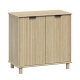 Randy Swedish Sideboard Storage Cabinet Cupboard 2-Doors Oak