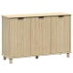 Randy Swedish Buffet Unit Sideboard Storage Cabinet 3-Doors Oak