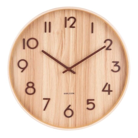 Karlsson Light Basswood Wall Clock