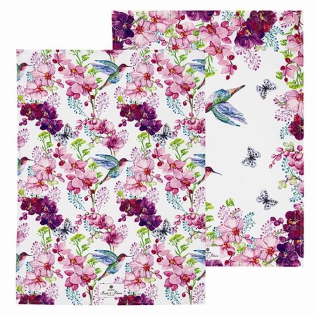 Ashdene Birds & Blooms Set of 2 Tea Towels