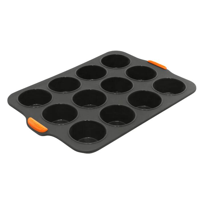Bakemaster Silicone 12 Cup Muffin Pan