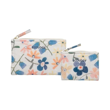 Ecology Agnes Set of 2 Flat Pouches