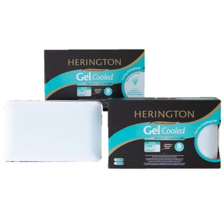 Herington Cooling Gel Memory Foam Pillow Low