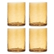 Ladelle Flynn Set of 4 Glass Tumblers