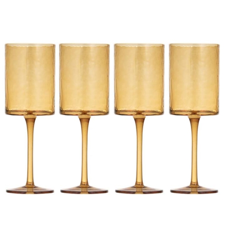 Ladelle Flynn Set of 4 Wine Glasses