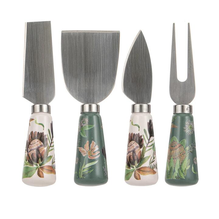 Ladelle Leura 4 Piece Cheese Knife Set