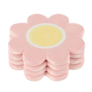 Emporium Set of 4 Posey Flower Coasters