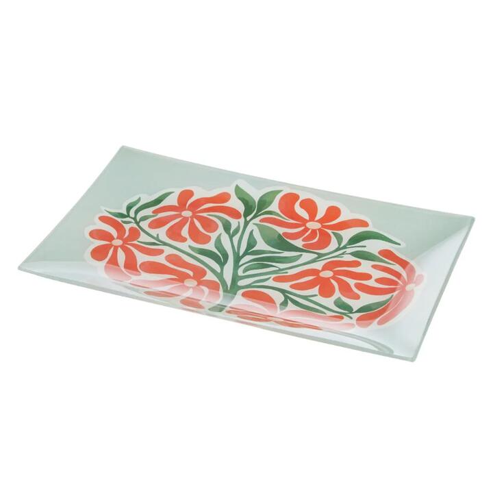 Emporium Lulu Glass Rectangular Plate