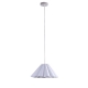 Loca Vintage Metal Base Fabric Shade Hanging Pendant Light Lamp White