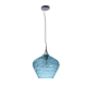 Cillian Glass Shade Hanging Pendant Light Lamp Blue
