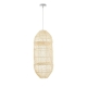 Delai Hand-Woven Rattan Large Hanging Pendant Light Lamp Natural