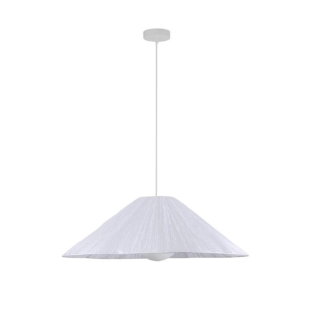 Atkins Modern Facbric Shade Hanging Pendant Light Lamp Small White